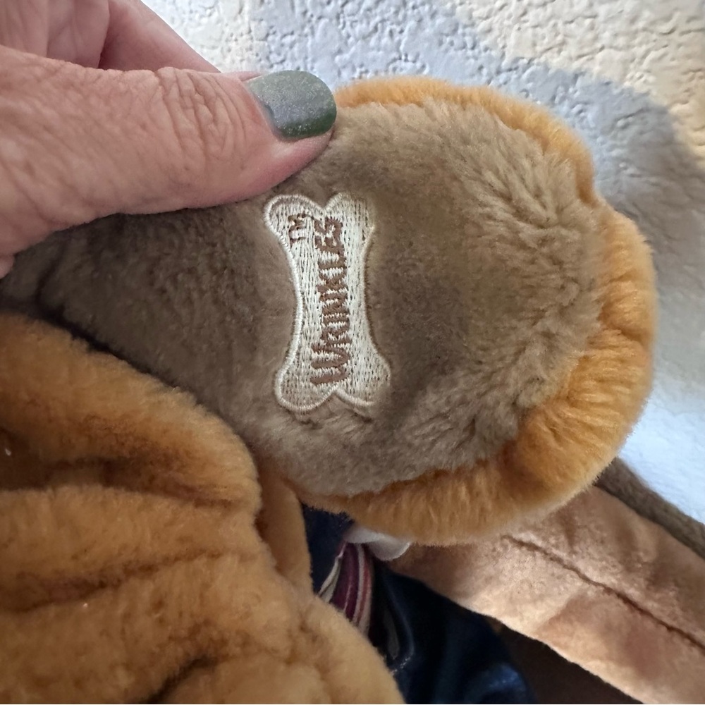 GANZ Vintage Mr Wrinkles Plush Puppy Dog Hand Puppet - Picture 8 of 11